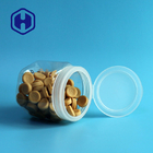 कस्टम पैकिंग खाली हेक्सागोन प्लास्टिक कैंडी जार वाइड माउथ 87 मिमी फ्लिप टॉप