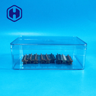 1180ml एक बार इस्तेमाल करने योग्य पीईटी पैकेजिंग बॉक्स बड़े आकार के आयताकार प्लास्टिक खाद्य चॉकलेट पैकेजिंग बॉक्स
