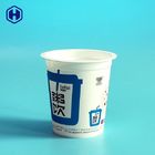 गोल शीर्ष IML कप खाद्य ग्रेड पनरोक प्लास्टिक दही Parfait कप
