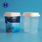 मोल्ड लेबल आइसक्रीम डेयरी 22OZ IML प्लास्टिक कंटेनर