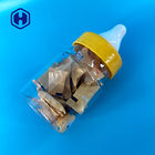 540ml Bpa मुक्त पैकेजिंग कैंडीज Lids के साथ प्यारा प्लास्टिक जार