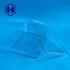 आयताकार बीपीए फ्री 40 ऑउंस पीईटी क्लियर प्लास्टिक बॉक्स नो हैंडल: