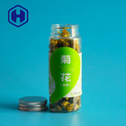 बीपीए फ्री छोटे प्लास्टिक कैंडी जार 130 मिलीलीटर सूखी जड़ी बूटी पैकेजिंग के साथ: