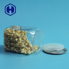 ईओई डिस्पोजेबल प्लास्टिक खाद्य डिब्बे 450 मिलीलीटर स्क्वायर पीईटी खाद्य ग्रेड