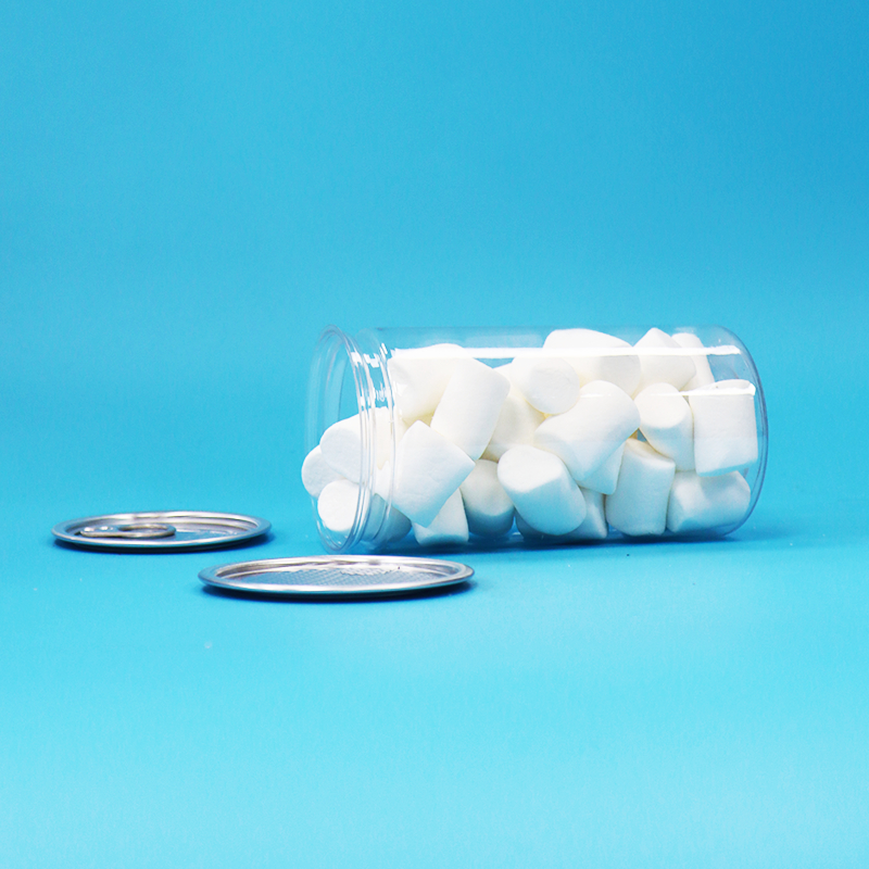 सूखे खाद्य पेय के लिए पीईटी स्पष्ट प्लास्टिक आसान ओपन अच्छी तरह से सीलिंग पैकिंग कैन