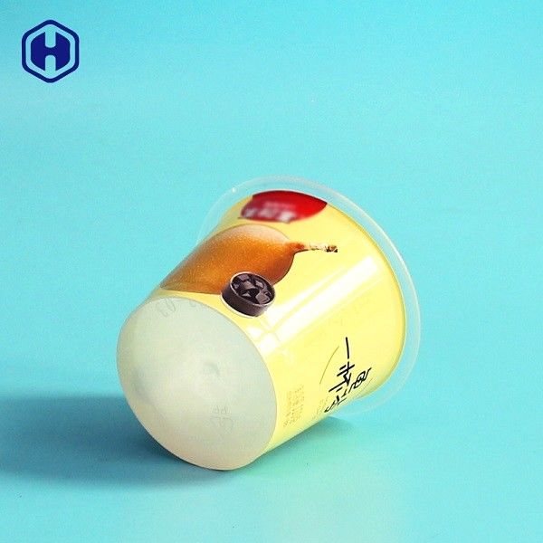 फलों का रस IML कप पन्नी शीर्ष तरल रिसाव सबूत रंगीन खाली दही कप