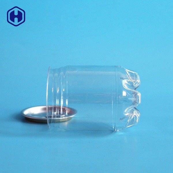 लाइटवेट प्लास्टिक सोडा डिब्बे 8OZ 250ML 206 SOT / RPT एल्यूमीनियम ढक्कन प्रकार