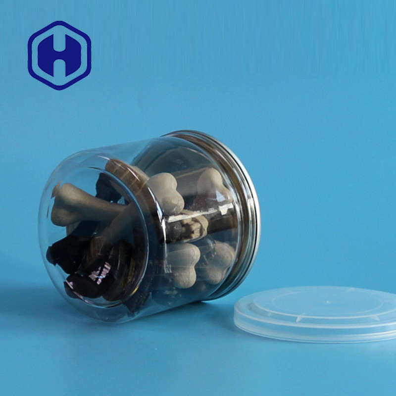 307 # 280 मिलीलीटर प्लास्टिक के डिब्बे पीईटी ईओई ढक्कन कैनिंग समुद्री भोजन कैवियार अदरक अखरोट बादाम साफ़ करें