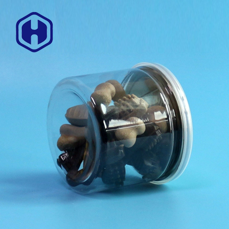 307 # 280 मिलीलीटर प्लास्टिक के डिब्बे पीईटी ईओई ढक्कन कैनिंग समुद्री भोजन कैवियार अदरक अखरोट बादाम साफ़ करें