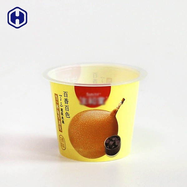 फलों का रस IML कप पन्नी शीर्ष तरल रिसाव सबूत रंगीन खाली दही कप