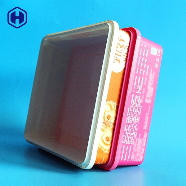 Microwavable IML बॉक्स छोटे वर्ग प्लास्टिक कंटेनर गर्मी प्रतिरोधी