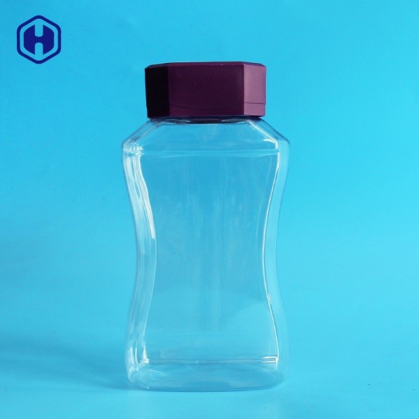 BPA मुक्त खाद्य ग्रेड प्लास्टिक जार 800ML नॉनटॉक्सिक गंधहीन पूरी तरह से वायुरोधी