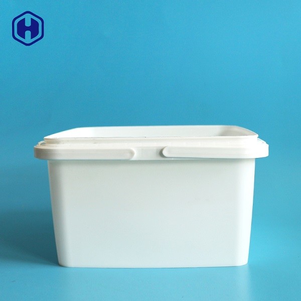 कस्टम 3.2L IML शावक डबल हैंडल बक्से प्लास्टिक खाद्य भंडारण कंटेनर