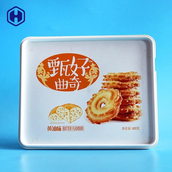 पीला मक्खन घर मीठा उपहार कंटेनर पैकेजिंग निजीकृत L25.7 * W21.3 * H6.9 सेमी