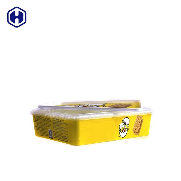 कस्टम 2600ML IML बॉक्स अंडा केक सोडा पीपी खाद्य पैकेजिंग कंटेनर