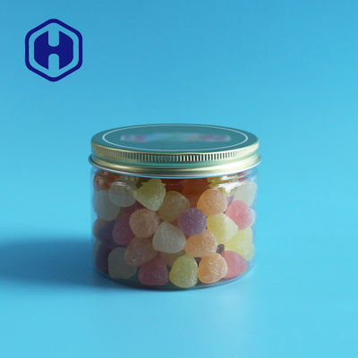 कस्टम 260 मिलीलीटर प्लास्टिक प्रसाधन सामग्री जार पारदर्शी पीईटी बॉबी मक्खन पैकेजिंग कंटेनर