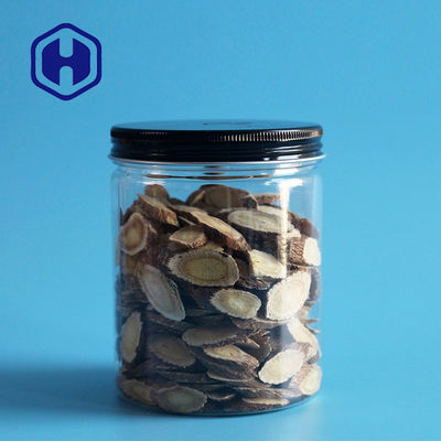 धातु के ढक्कन के साथ काजू बीन्स के बीज प्लास्टिक पैकेजिंग जार 350ml 390ml