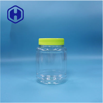 पारदर्शी अंडाकार प्लास्टिक उपहार कैंडी नट नूगाट ललीपॉप फल जेली जार पेंच ढक्कन