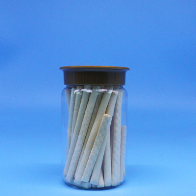 कैंडी बिस्किट पीईटी प्लास्टिक अखरोट खाद्य ऊंची गोल पारदर्शी जार पेंच फ्लैट टोपी