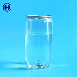 साफ पीईटी प्लास्टिक सोडा डिब्बे 375ML 13OZ कार्बोनेटेड पेय पैकिंग