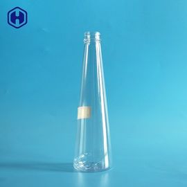 लंबा पुनर्नवीनीकरण सॉस पीईटी बोतल 10oz प्लास्टिक तरल कंटेनर
