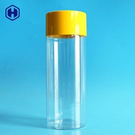 सिलेंडर प्लास्टिक बिस्किट कंटेनरों पर पेंच के साथ Lids स्टर्डी नॉन स्पिल