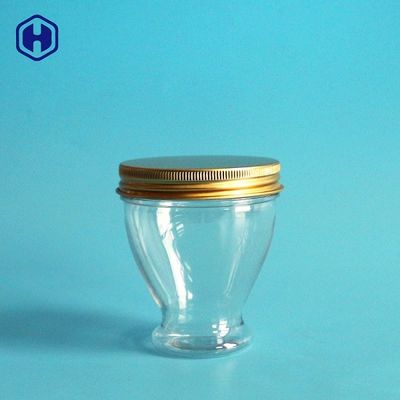 पेंच एल्यूमीनियम ढक्कन 81mm 140ML रिसाव सबूत प्लास्टिक जार