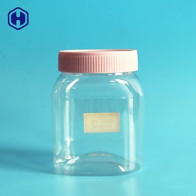 मूंगफली का मक्खन चॉकलेट पैकेजिंग के लिए 360ML लीक प्रूफ प्लास्टिक जार