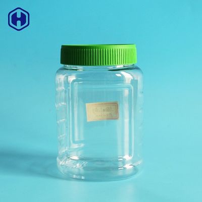 ग्रीन पेंच ढक्कन के साथ 16OZ 480ML लीक सबूत पालतू जार