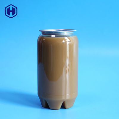 बेवरेजेस मिल्क टी के लिए 350ML 123MM प्लास्टिक सोडा डिब्बे