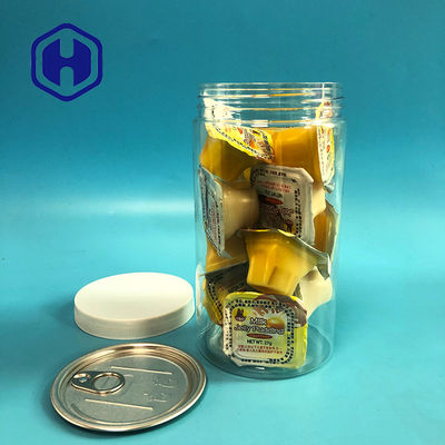 पॉप कॉर्न बादाम कॉफी बीन्स स्क्रू कैप के साथ लीक प्रूफ प्लास्टिक जार