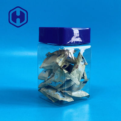 सूखे मांस फ्लॉस मछली बीफ पनीर की छड़ें के लिए 16oz लीक प्रूफ प्लास्टिक जार