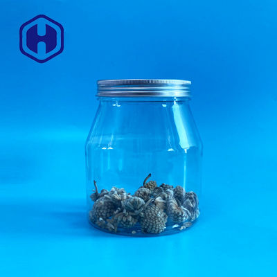 Konjac जेली गमी बिल्ली कुत्ते स्नैक्स क्रैकर्स के लिए 900 मिलीलीटर 30oz खाली साफ़ प्लास्टिक जार