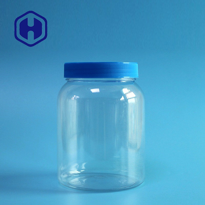 दबाव संवेदनशील सील के साथ 1180ml 40oz स्नैक वाइड माउथ प्लास्टिक जार साफ़ करें