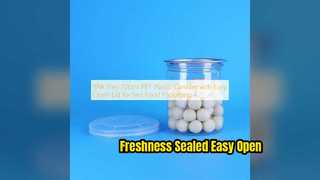 समुद्री भोजन और कैंडी पैकेजिंग के लिए 220 मिलीलीटर पीईटी कनस्तर