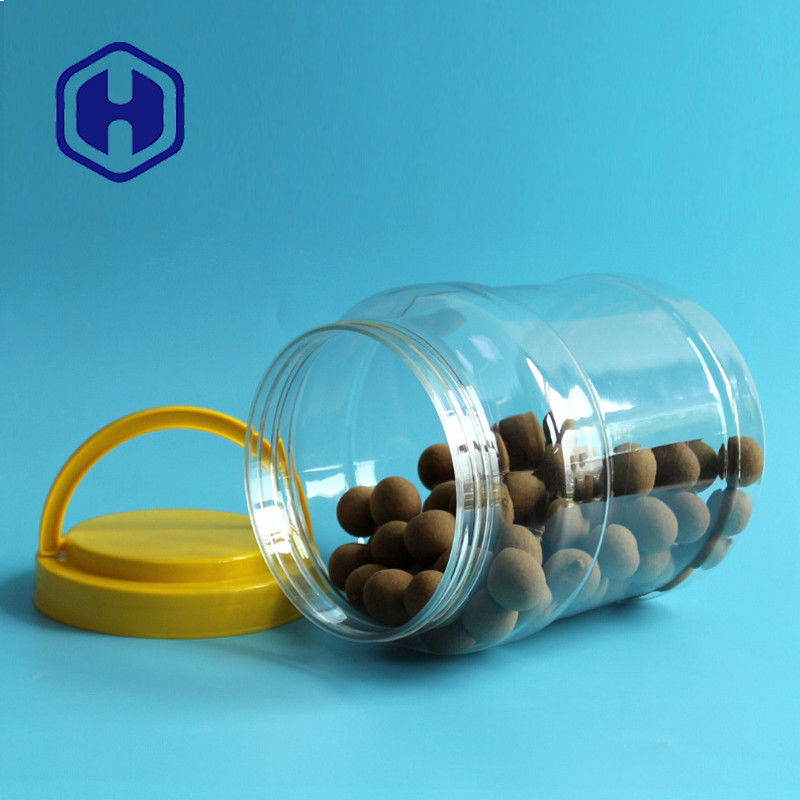 वाइड माउथ अचार कैंडी बड़े प्लास्टिक जार ढक्कन के साथ 80.5oz बीपीए फ्री फूड ग्रेड