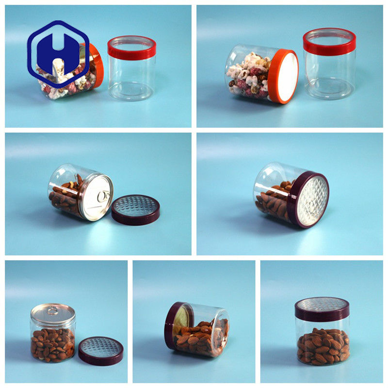 12.8oz 305# काजू खजूर एयरटाइट पीईटी आसानी से स्क्रू कैप के साथ प्लास्टिक पैकेजिंग खोल सकते हैं