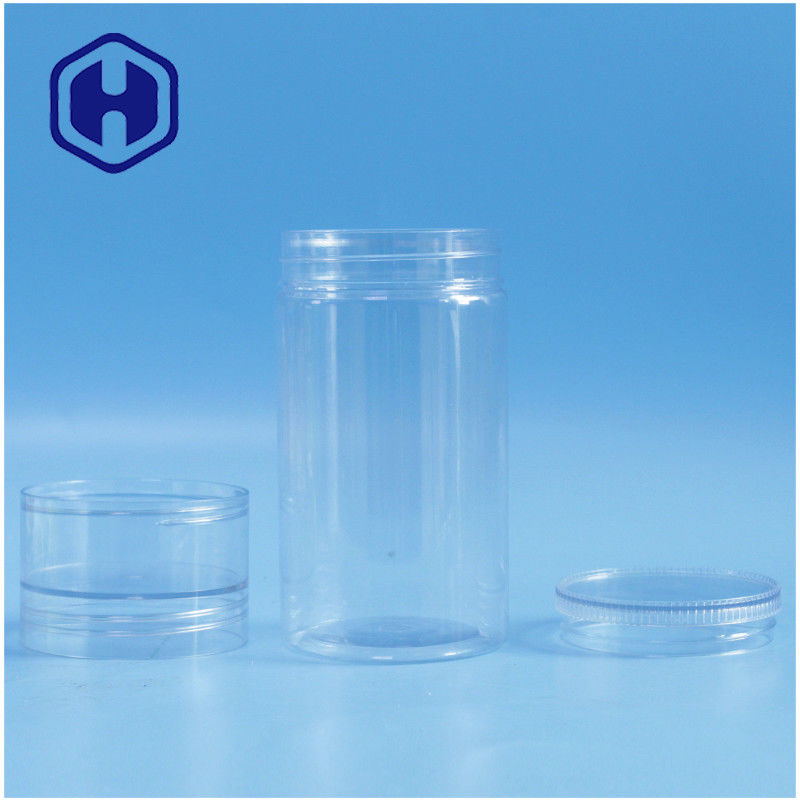 10.9oz प्लास्टिक मेसन जार प्रीमियम स्क्रू 2 इन 1 बेबी फ़ूड बिस्कुट चॉकलेट जैम पैकिंग