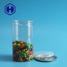 पारदर्शी पालतू खाद्य कैन पालतू आसान खुले डिब्बे कुशल डिब्बाबंद सूखे खाद्य भंडारण के लिए प्लास्टिक