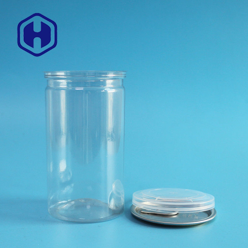 पारदर्शी पालतू खाद्य कैन पालतू आसान खुले डिब्बे कुशल डिब्बाबंद सूखे खाद्य भंडारण के लिए प्लास्टिक