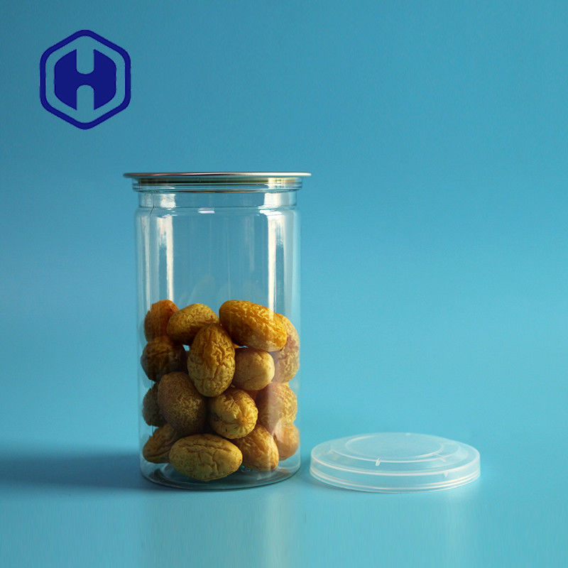 360ml 12oz सूखे फल मसाला आसान खोलने ढक्कन के साथ एयरटाइट लीक प्रूफ प्लास्टिक डिब्बे