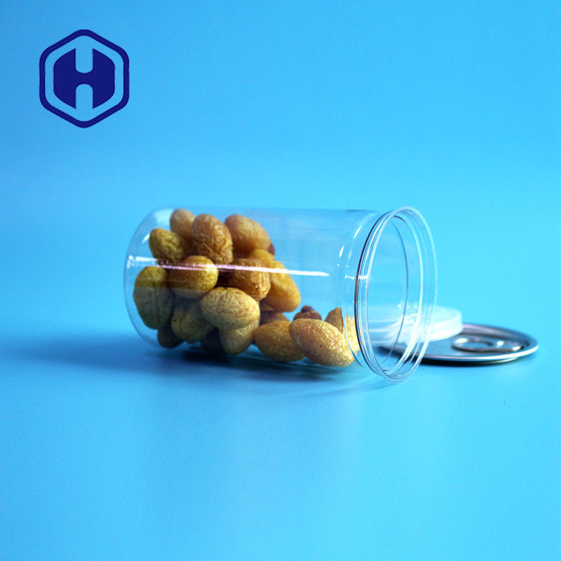 360ml 12oz सूखे फल मसाला आसान खोलने ढक्कन के साथ एयरटाइट लीक प्रूफ प्लास्टिक डिब्बे