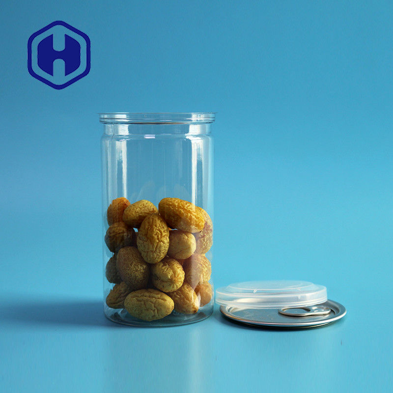 360ml 12oz सूखे फल मसाला आसान खोलने ढक्कन के साथ एयरटाइट लीक प्रूफ प्लास्टिक डिब्बे