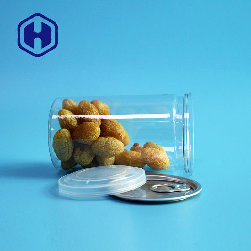 360ml 12oz सूखे फल मसाला आसान खोलने ढक्कन के साथ एयरटाइट लीक प्रूफ प्लास्टिक डिब्बे