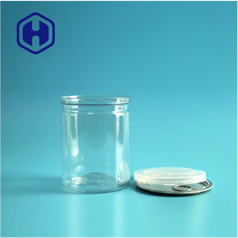 पारदर्शी वायुरोधी पीईटी आसानी से खुले डिब्बे प्लास्टिक / पीईटी खाद्य डिब्बे लीक प्रूफ पैकेजिंग के लिए