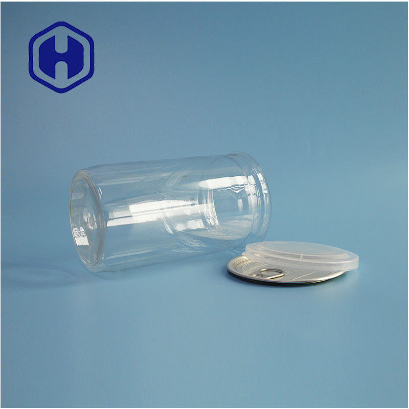 मसालेदार स्नैक्स आसान खोलना 307# आसान खाद्य पैकेजिंग के लिए पीईटी बेलनाकार डिब्बे