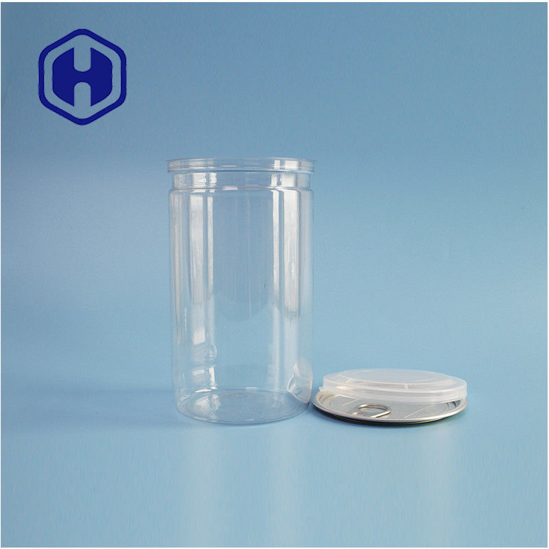 मसालेदार स्नैक्स आसान खोलना 307# आसान खाद्य पैकेजिंग के लिए पीईटी बेलनाकार डिब्बे