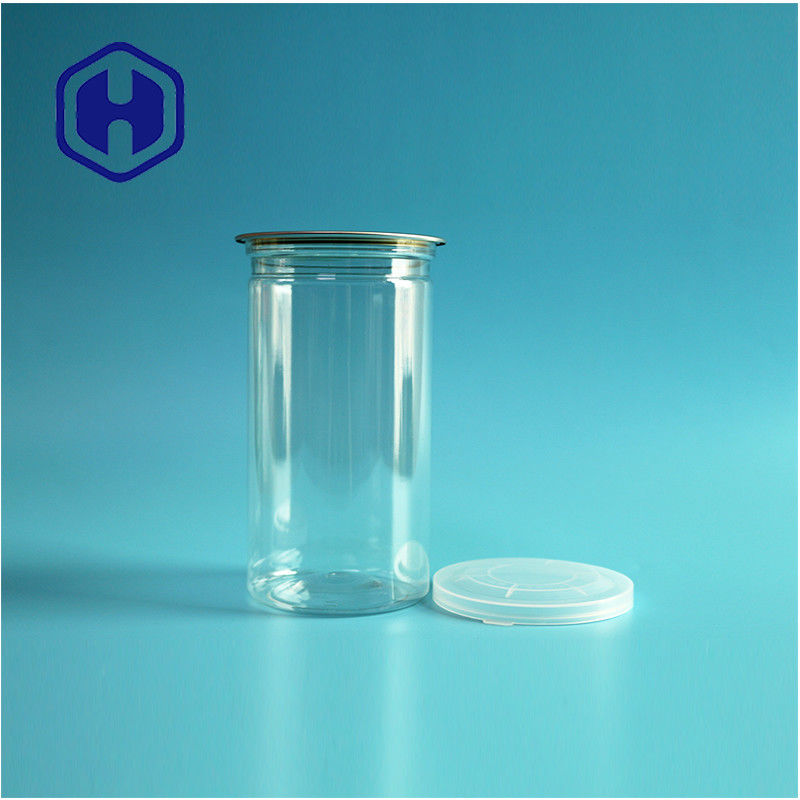 सूखी स्वस्थ बिल्ली कुत्ता स्नैक्स खाद्य पाउडर 24oz प्रीमियम पीईटी कैन के साथ एयरटाइट एल्यूमीनियम ढक्कन