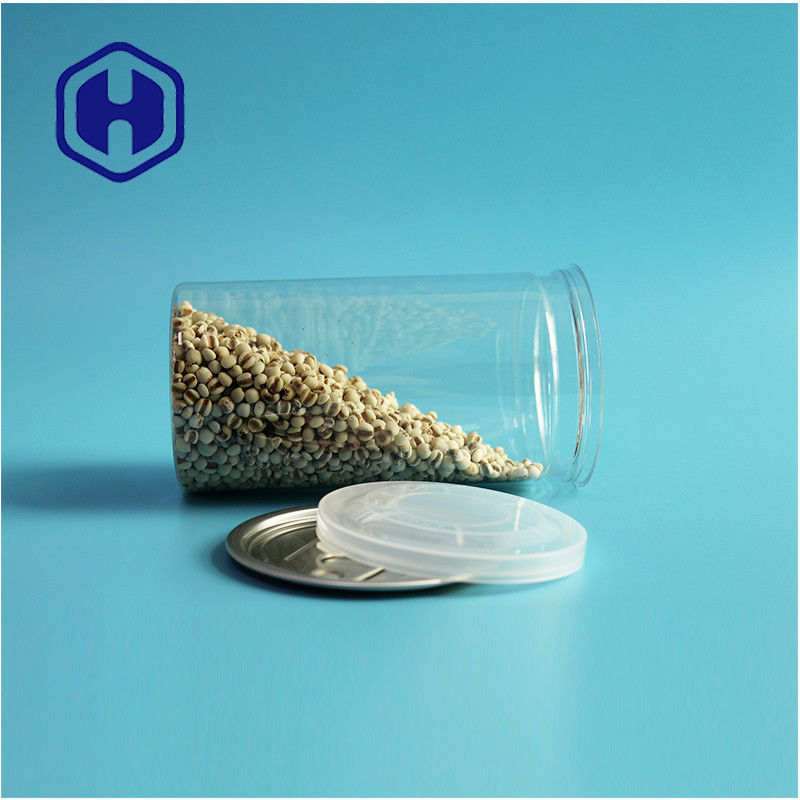 सूखी स्वस्थ बिल्ली कुत्ता स्नैक्स खाद्य पाउडर 24oz प्रीमियम पीईटी कैन के साथ एयरटाइट एल्यूमीनियम ढक्कन