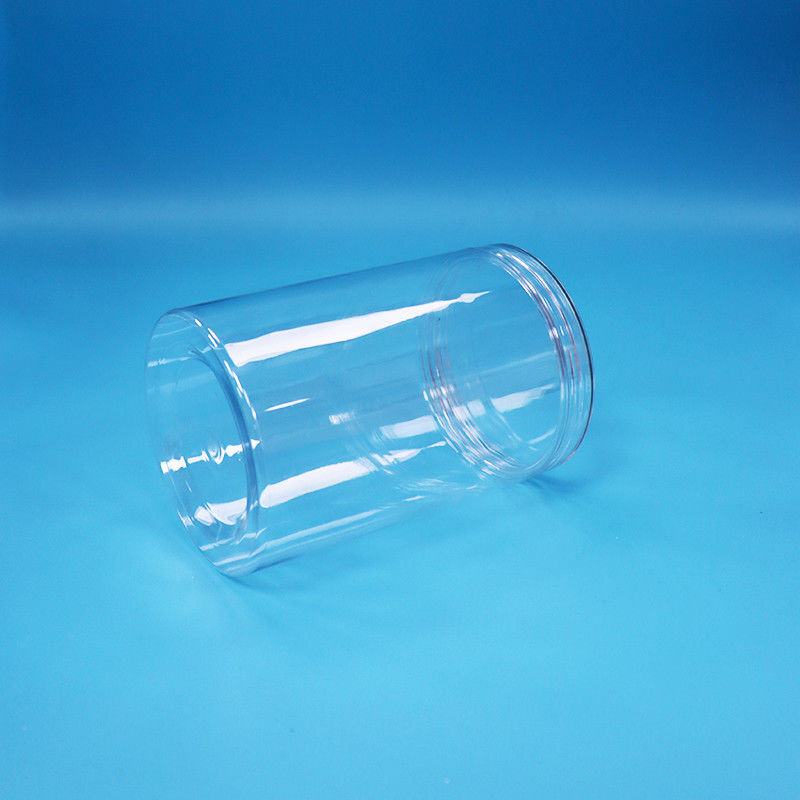 35.5 औंस खाद्य ग्रेड खाद्य कैंडी अखरोट स्पष्ट सिलेंडर गोल पीईटी प्लास्टिक जार स्पष्ट पेंच ढक्कन